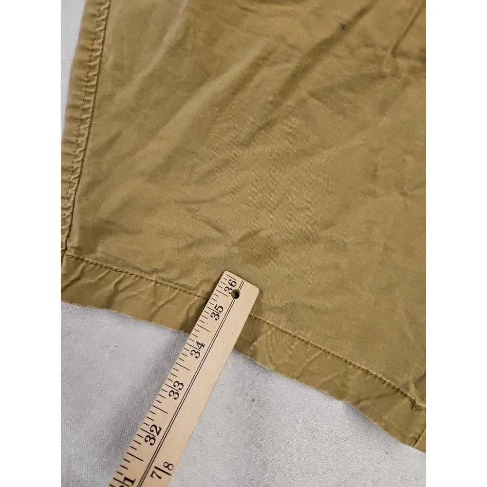 Aeropostale‎ Shorts Mens 36 Brown Tan Beige Khaki Chino Bermuda Casual Stains